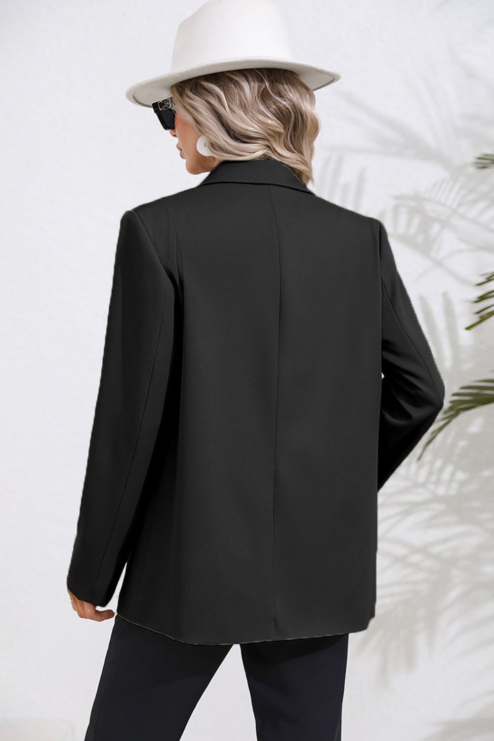 "Amara" Lapel Collar Long Sleeve Blazer