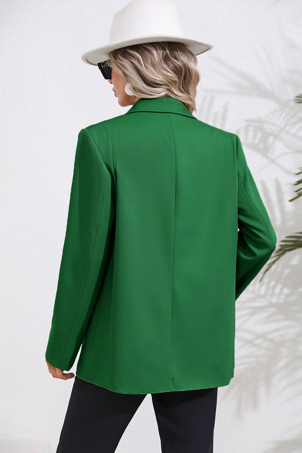 "Amara" Lapel Collar Long Sleeve Blazer