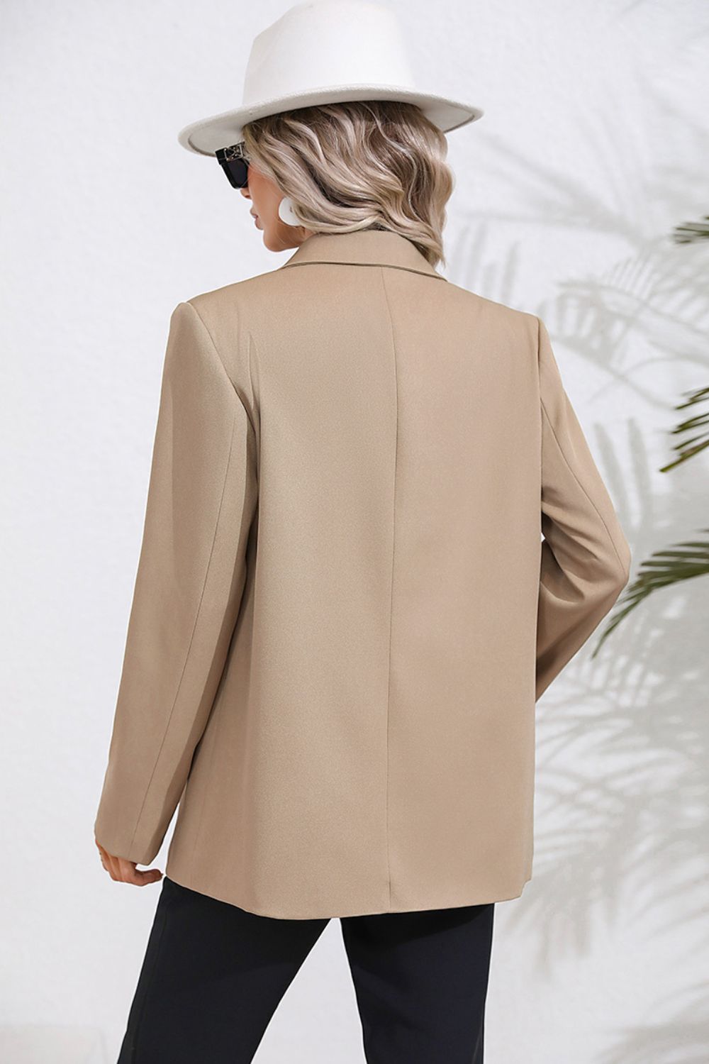 "Amara" Lapel Collar Long Sleeve Blazer