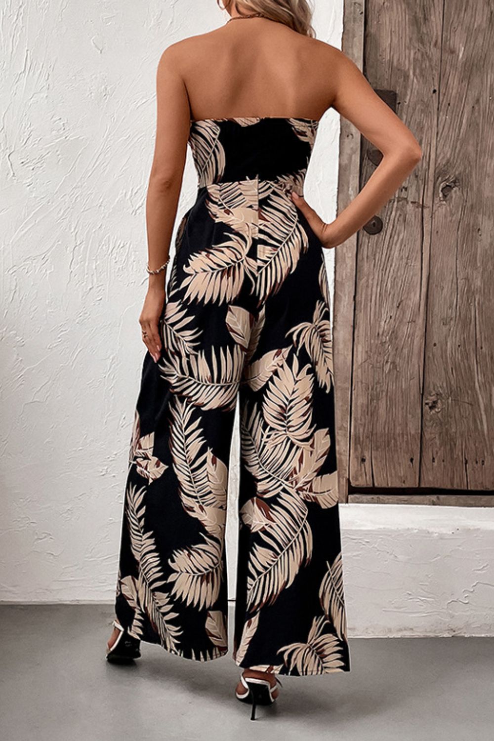 Laurel Strapless Wide Leg Jumpsuit